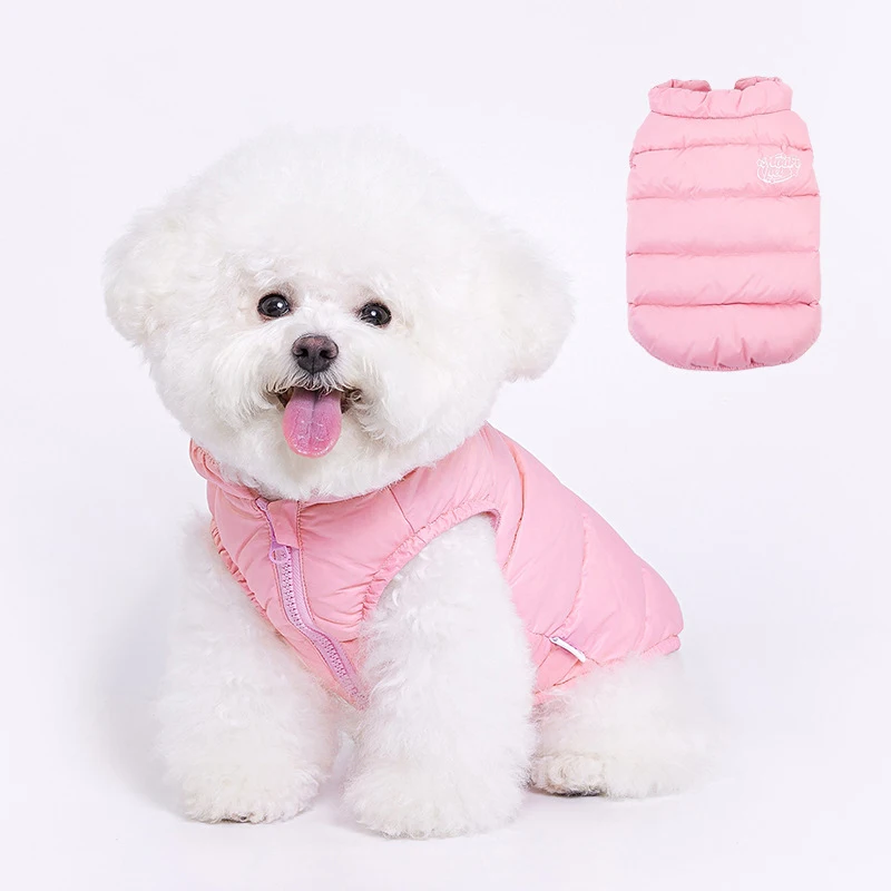 Dogs Winter Down Jacket Small Medium Dog Warm Sleeveless Vest Cat Pink White Duck Down Coat Clothing Pet Clothes
Dogs Winter Down Jacket Small Medium Dog Warm Sleeveless Vest Cat Pink White Duck Down Coat Clothing Pet Clothes