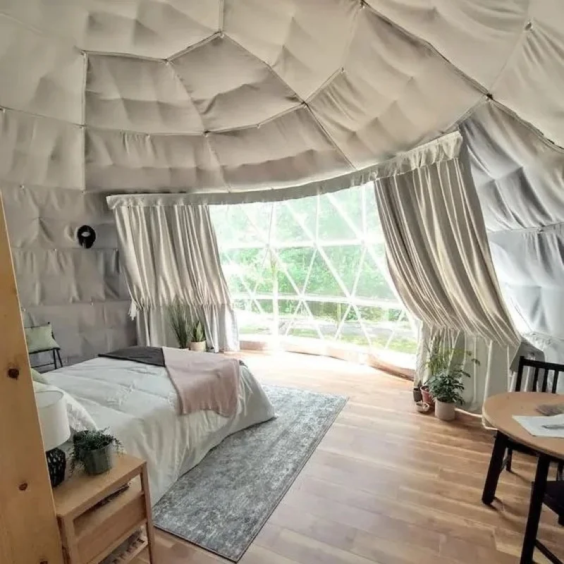Custom 2024 Luxury Waterproof Glamping Igloo Glass Geodesic Dome Tent For Resort
Custom 2024 Luxury Waterproof Glamping Igloo Glass Geodesic Dome Tent For Resort