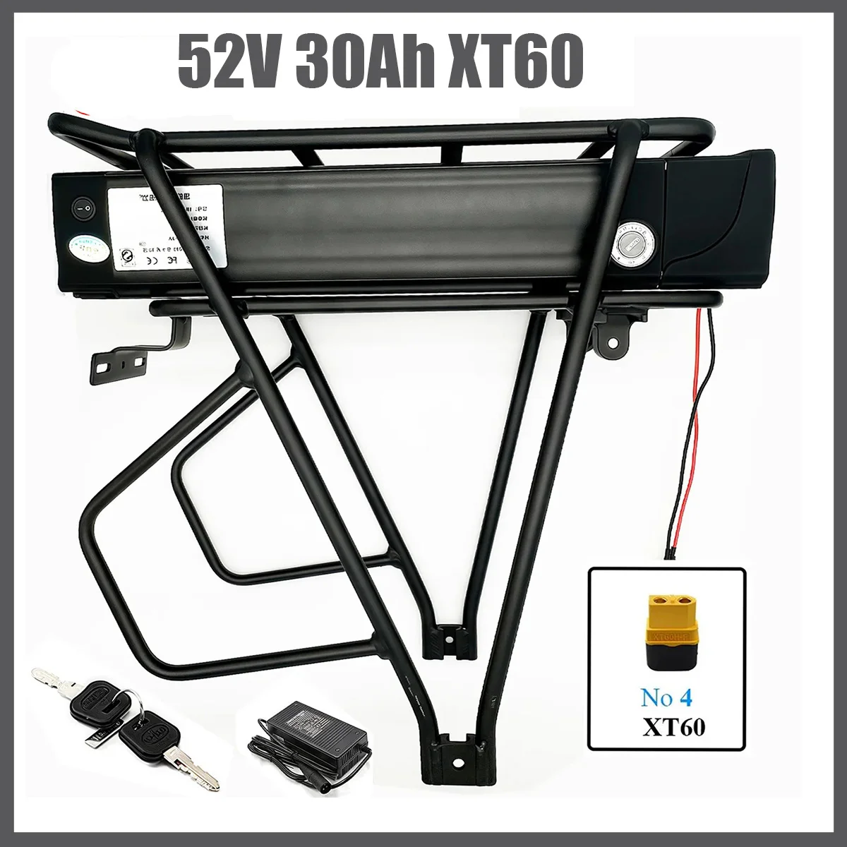 Paquete de batería de estante trasero para motor 2000W 1500W 1000W 750W 500W 350W + cargador 36V 48V 52V Original de alta calida
Paquete de batería de estante trasero para motor 2000W 1500W 1000W 750W 500W 350W + cargador 36V 48V 52V Original de alta calida