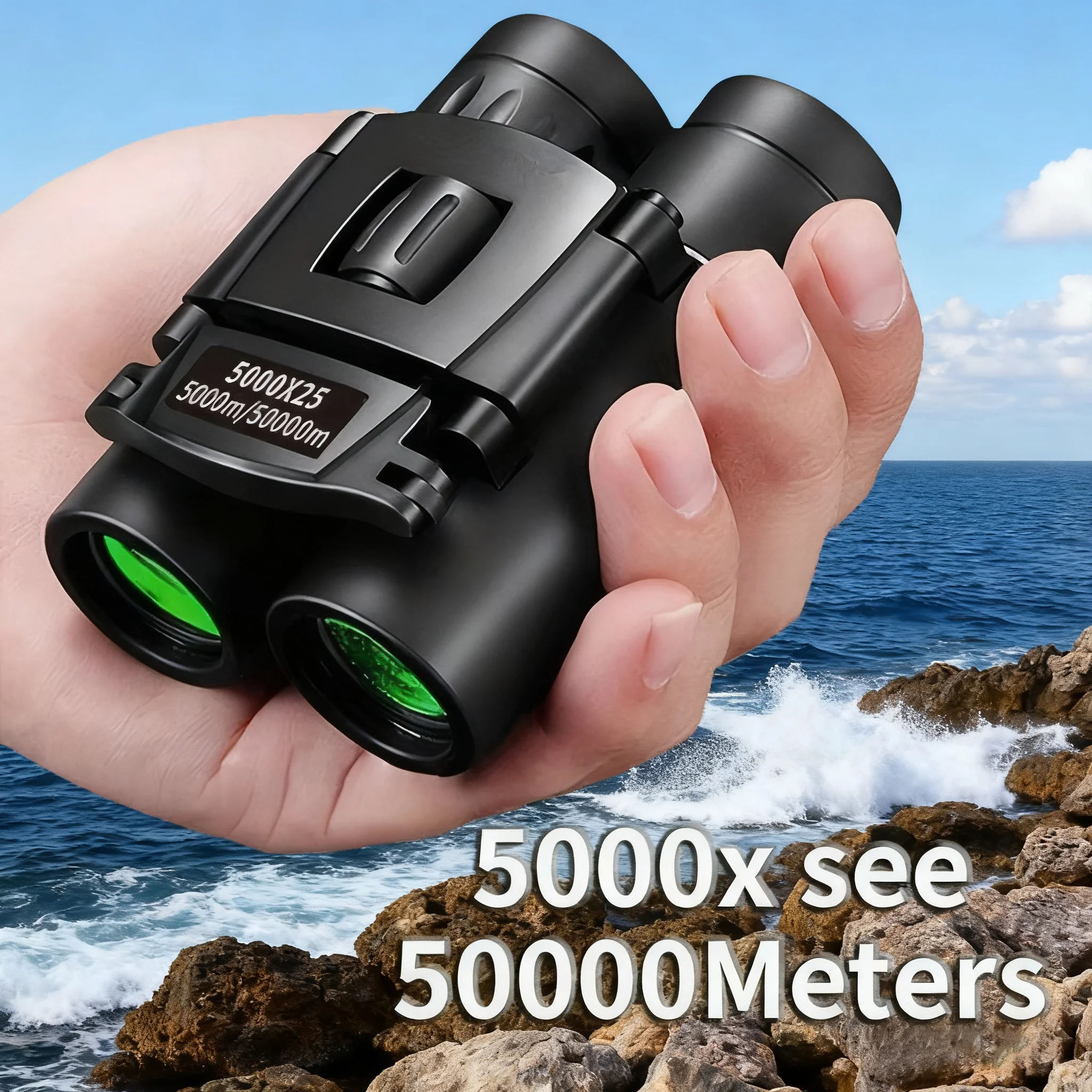 5000x25 HD Zoom BAK4 телескоп портативный мощный складной бинокль при слабом освещении дальнего действия для охоты, кемпинга, пешего туризма на открытом воздухе
5000x25 HD Zoom BAK4 телескоп портативный мощный складной бинокль при слабом освещении дальнего действия для охоты, кемпинга, пешего туризма на открытом воздухе
