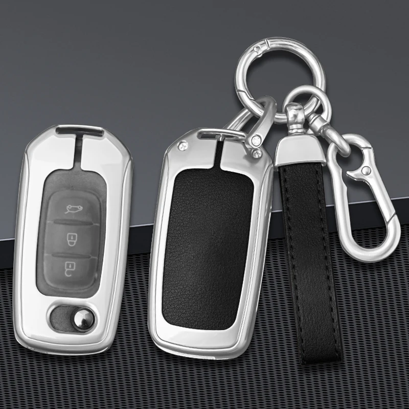 Metal Car Key Case Cover For Renault TWingo 3 Duster Captur Logan Laguna Scenic For Dacia Logan 2021 Key Cover Remote Shell
Metal Car Key Case Cover For Renault TWingo 3 Duster Captur Logan Laguna Scenic For Dacia Logan 2021 Key Cover Remote Shell