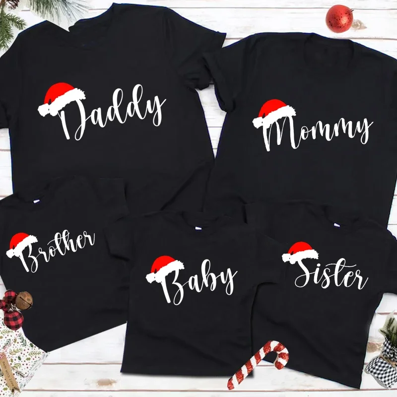 Family Christmas Shirt Costume Kids Shirt Boy Girl Clothing Children Matching Outfit Merry Christmas Baby Pajamas Mom Sister Dad 
Family Christmas Shirt Costume Kids Shirt Boy Girl Clothing Children Matching Outfit Merry Christmas Baby Pajamas Mom Sister Dad