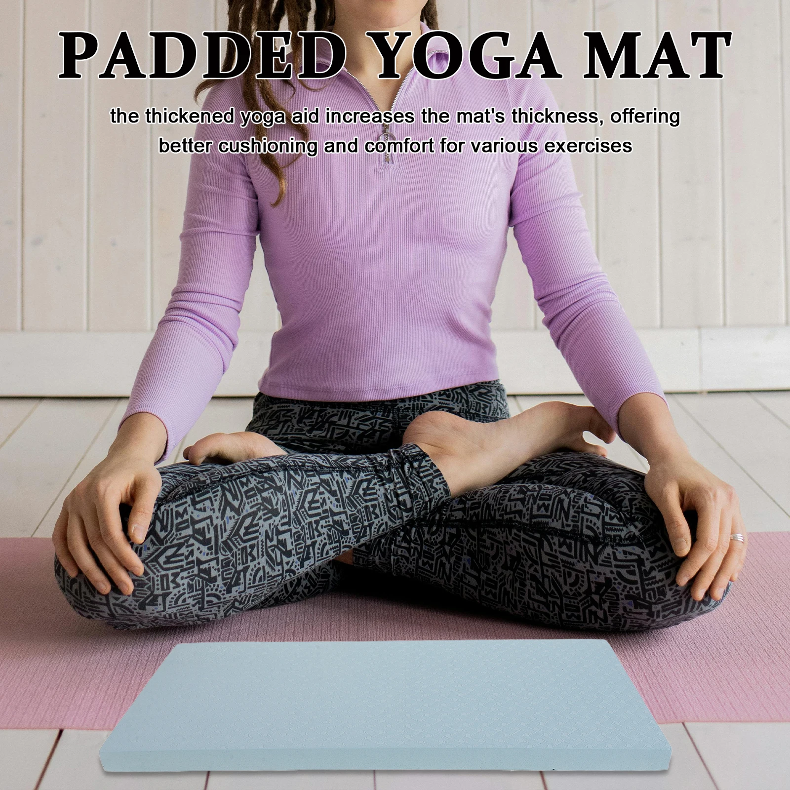 Fitness Mat Thickened Sky blue Soft Support for Yoga Exercise Stability Training Equipment Mats
Fitness Mat Thickened Sky blue Soft Support for Yoga Exercise Stability Training Equipment Mats