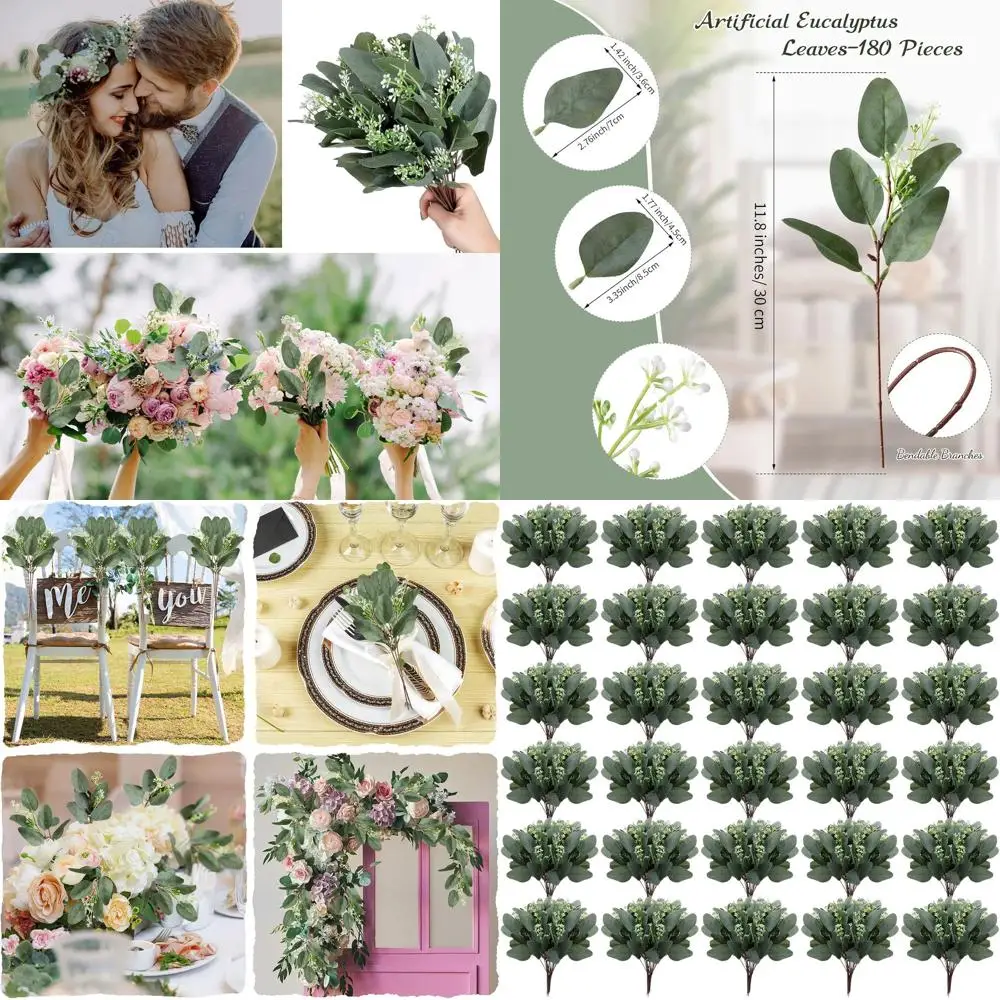 Искусственные стебли эвкалипта с белыми семенами, серо-зеленые листья для свадьбы и домашнего декора
Искусственные стебли эвкалипта с белыми семенами, серо-зеленые листья для свадьбы и домашнего декора