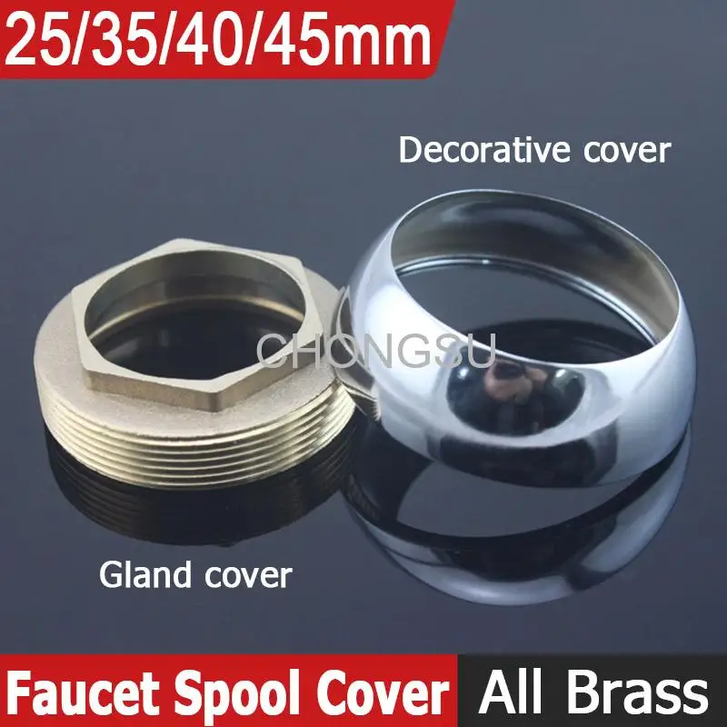 1pcs 25/35/40/45mm All Copper Faucet Tap Pressure Caps Core Decorative Gland Cover Brass Kitchen Basin Faucet Cold/Hot Mixed
1pcs 25/35/40/45mm All Copper Faucet Tap Pressure Caps Core Decorative Gland Cover Brass Kitchen Basin Faucet Cold/Hot Mixed