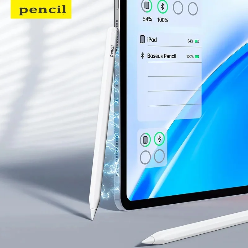 Stylus Pen for Apple Pencil for IPad Air Pro Mini Bluetooth Magnetic Wireless Charging Stylus Pencils Palm Rejection Tilt Pen
Stylus Pen for Apple Pencil for IPad Air Pro Mini Bluetooth Magnetic Wireless Charging Stylus Pencils Palm Rejection Tilt Pen