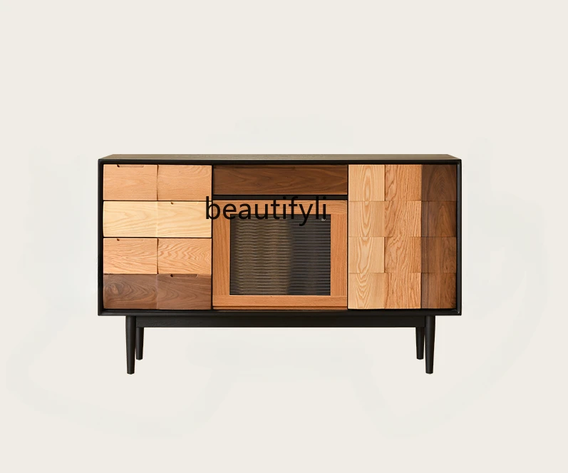 North America Black Walnut Pewter Combination Sideboard Cabinet Pure Solid Wood Modern Restaurant Tea Storage Cabinet
North America Black Walnut Pewter Combination Sideboard Cabinet Pure Solid Wood Modern Restaurant Tea Storage Cabinet