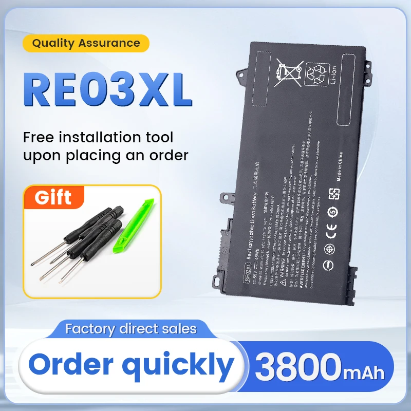 SOMI RE03XL Laptop Battery For Hp ProBook 430 440 445 450 G6 G7 For ZHAN 66 Pro 13 14 15 G2 Notebook HSN-Q14C HSTNN-DB9A
SOMI RE03XL Laptop Battery For Hp ProBook 430 440 445 450 G6 G7 For ZHAN 66 Pro 13 14 15 G2 Notebook HSN-Q14C HSTNN-DB9A
