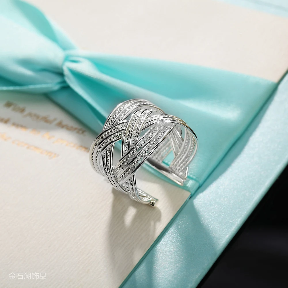 925 Sterling Silver fashion female big ring open women men cute lady hot sale wedding party jewelry lovely nice gift engagement
925 Sterling Silver fashion female big ring open women men cute lady hot sale wedding party jewelry lovely nice gift engagement