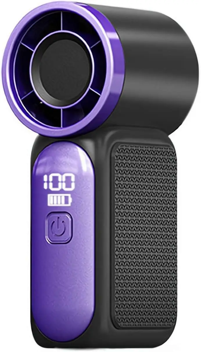 Портативный ручной вентилятор 3000 мАч, перезаряжаемый турбо-персональный мини-USB-вентилятор с охлаждением, подарки для женщин летом 
Портативный ручной вентилятор 3000 мАч, перезаряжаемый турбо-персональный мини-USB-вентилятор с охлаждением, подарки для женщин летом