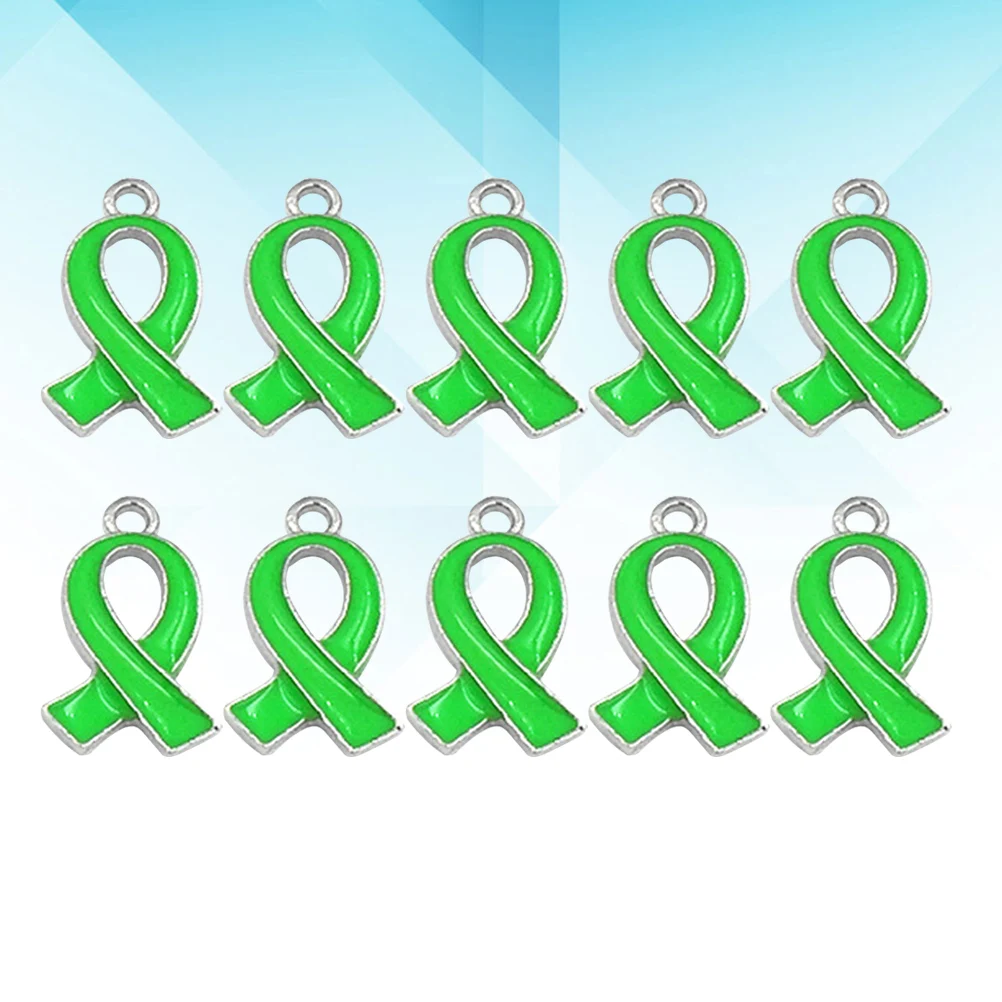 50pcs Green Ribbon Pendant Diy Alloy Charms Jewelry Accessories For Women Keychain Necklace Decorative Gift Birthday Party
50pcs Green Ribbon Pendant Diy Alloy Charms Jewelry Accessories For Women Keychain Necklace Decorative Gift Birthday Party