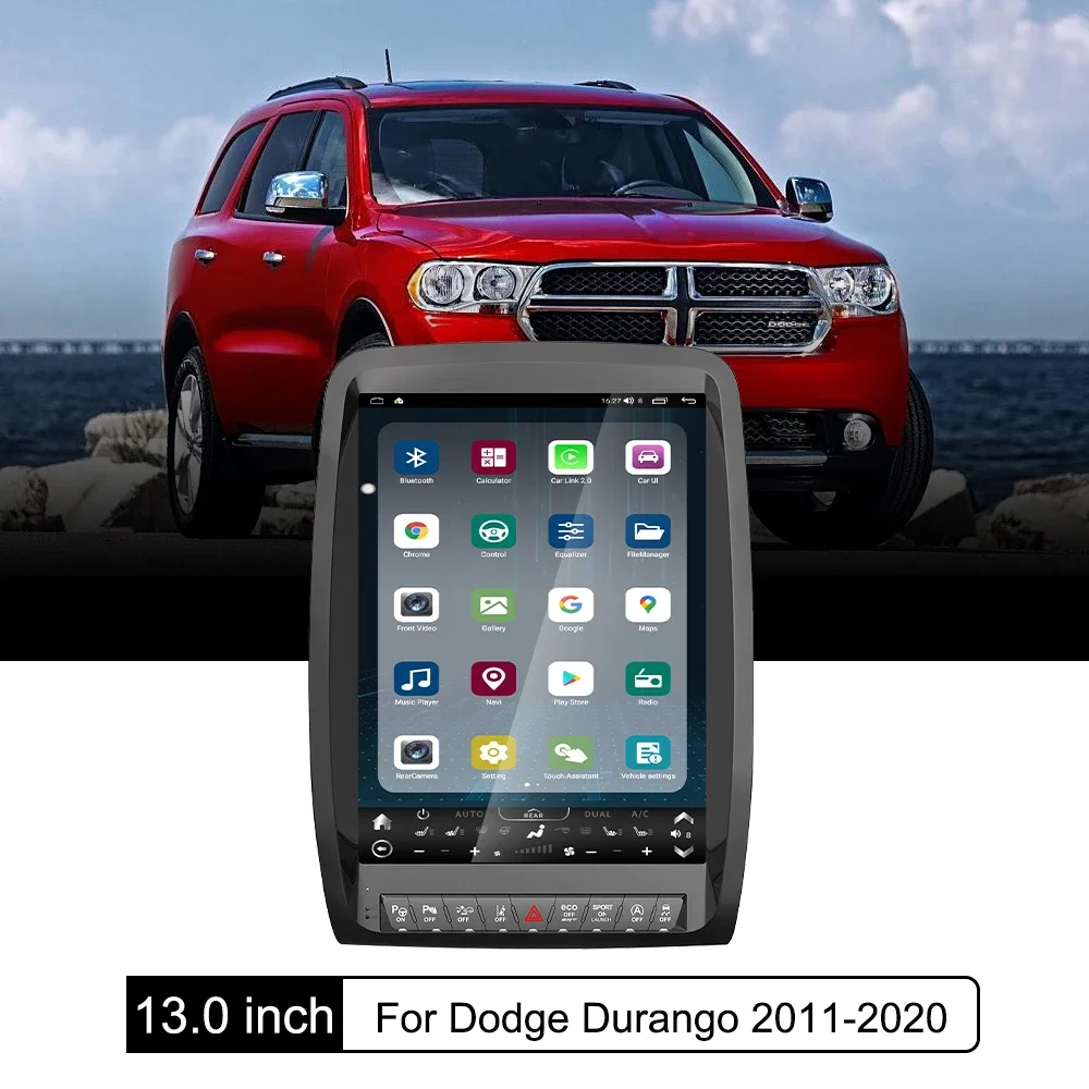 13.0 inch Car Multimedia Player Stereo For Dodge Durango 2011-2020 Android 12.0 Octa-core Receiver Radio 4G WIFI GPS Navigation
13.0 inch Car Multimedia Player Stereo For Dodge Durango 2011-2020 Android 12.0 Octa-core Receiver Radio 4G WIFI GPS Navigation