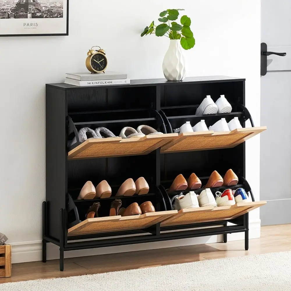3-Tier Adjustable Shoe Rack Organizer for Entryway, Closet, and Hallway
3-Tier Adjustable Shoe Rack Organizer for Entryway, Closet, and Hallway