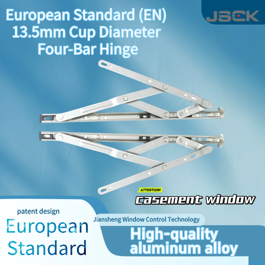 304 Stainless Steel Window Hinge 13.5mm European Groove 4 Bar Linkage Friction Stay for Tilt & Turn Casement Windows
304 Stainless Steel Window Hinge 13.5mm European Groove 4 Bar Linkage Friction Stay for Tilt & Turn Casement Windows
