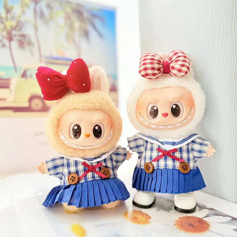 17cm Mini Plush Doll'S Clothes Outfit Accessories For Korea Kpop Exo Labubu Idol Sweetheart Sailor Costume Clothing Gift
17cm Mini Plush Doll'S Clothes Outfit Accessories For Korea Kpop Exo Labubu Idol Sweetheart Sailor Costume Clothing Gift