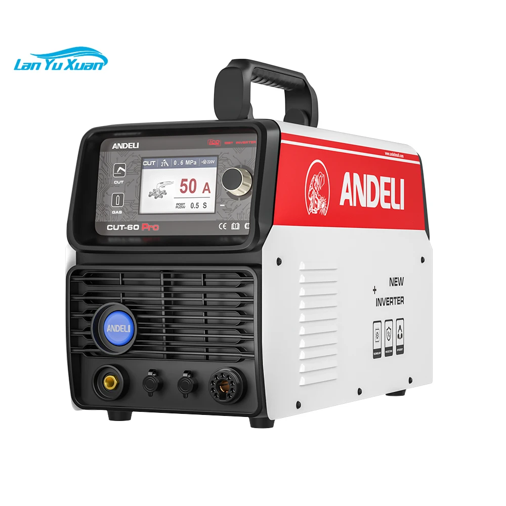 ANDELI CUT-60 PRO CNC Plasma Cutting Machine 220V&380V LCD Display Non-HF Pilot Arc Contacting Cutter
ANDELI CUT-60 PRO CNC Plasma Cutting Machine 220V&380V LCD Display Non-HF Pilot Arc Contacting Cutter