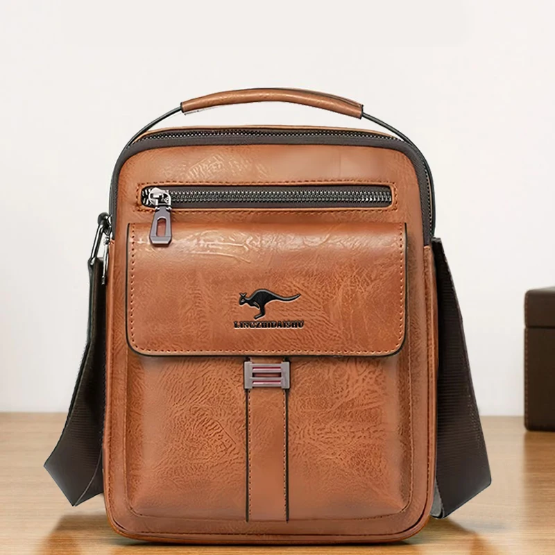 Business Casual Messenger Bag, Multi-pocket PU Leather Crossbody Satchel with Adjustable Strap for Commute
Business Casual Messenger Bag, Multi-pocket PU Leather Crossbody Satchel with Adjustable Strap for Commute