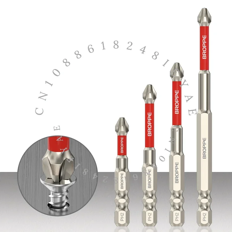 Impact-resistant Strong Magnetic Cross Batch S2 High Torque Hand Drill Electric Screwdriver Anti-skid Extended Bead Set
Impact-resistant Strong Magnetic Cross Batch S2 High Torque Hand Drill Electric Screwdriver Anti-skid Extended Bead Set