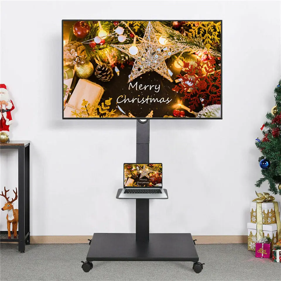 unho Mobile TV Stand met Wielen Vloer TV Floor Stand Trolley Winkelwagen Montagebeugel voor 32" - 65" LED LCD Flat Screens
unho Mobile TV Stand met Wielen Vloer TV Floor Stand Trolley Winkelwagen Montagebeugel voor 32" - 65" LED LCD Flat Screens