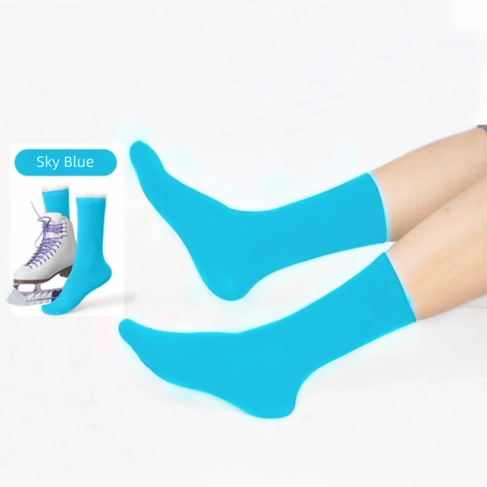 Breathable Ice Skating Socks Comfortable Solid Color Figure Skating Socks Cotton Elastic Roller Skating Socks Workers Athletes
Breathable Ice Skating Socks Comfortable Solid Color Figure Skating Socks Cotton Elastic Roller Skating Socks Workers Athletes