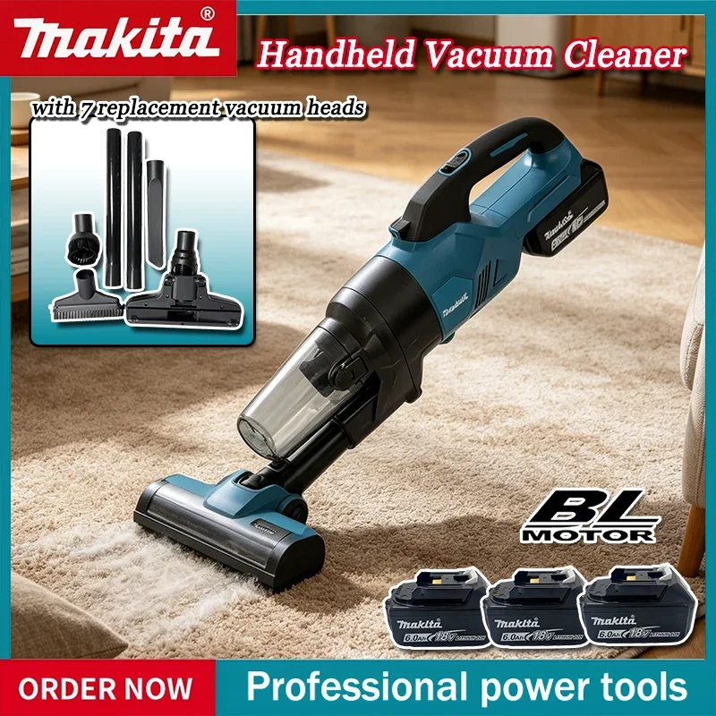 Makita Cordless Handheld Vacuum Cleaner Super Strong Suction for Home and Car Ideal Hardwood and Carpet Floors for 18V Battery
Makita Cordless Handheld Vacuum Cleaner Super Strong Suction for Home and Car Ideal Hardwood and Carpet Floors for 18V Battery