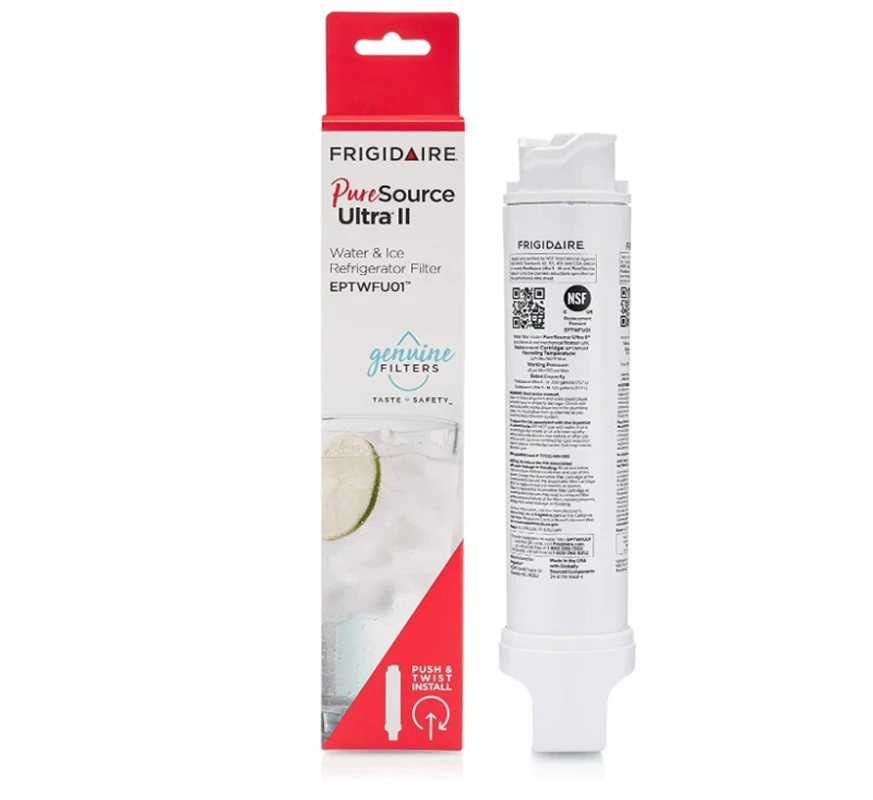 New Replacement for Frigidaire EPTWFU01 Pure source Ultra II, Pure source Ultra 2, EWF02 Refrigerator Water Filter
New Replacement for Frigidaire EPTWFU01 Pure source Ultra II, Pure source Ultra 2, EWF02 Refrigerator Water Filter