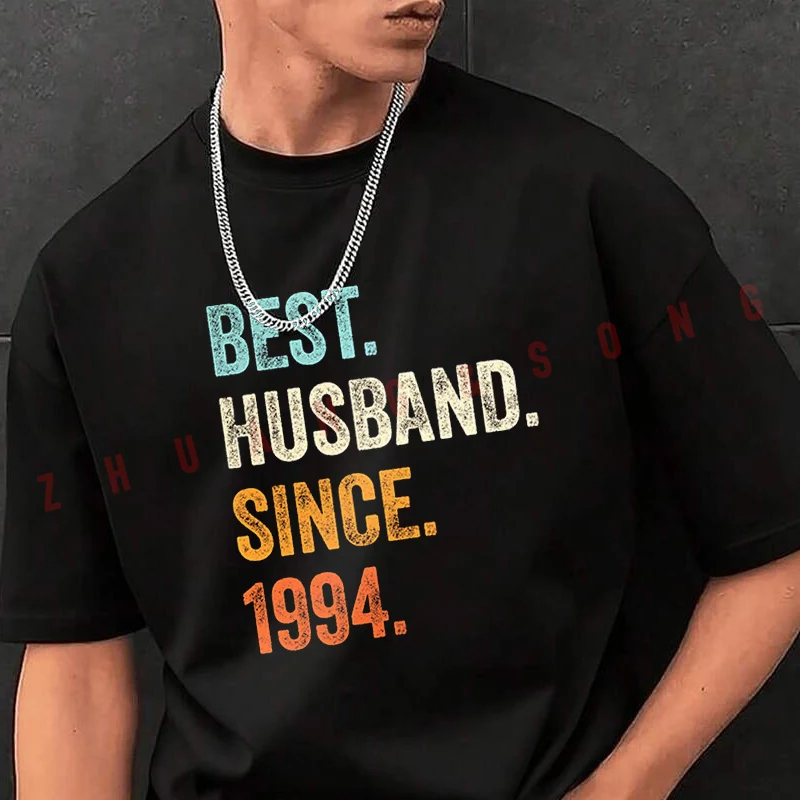 Best Husband Since 1994 T-Shirt Men Hip Hop Streetwear Unisex Casual Fashionable Short Sleeve Tops
Best Husband Since 1994 T-Shirt Men Hip Hop Streetwear Unisex Casual Fashionable Short Sleeve Tops