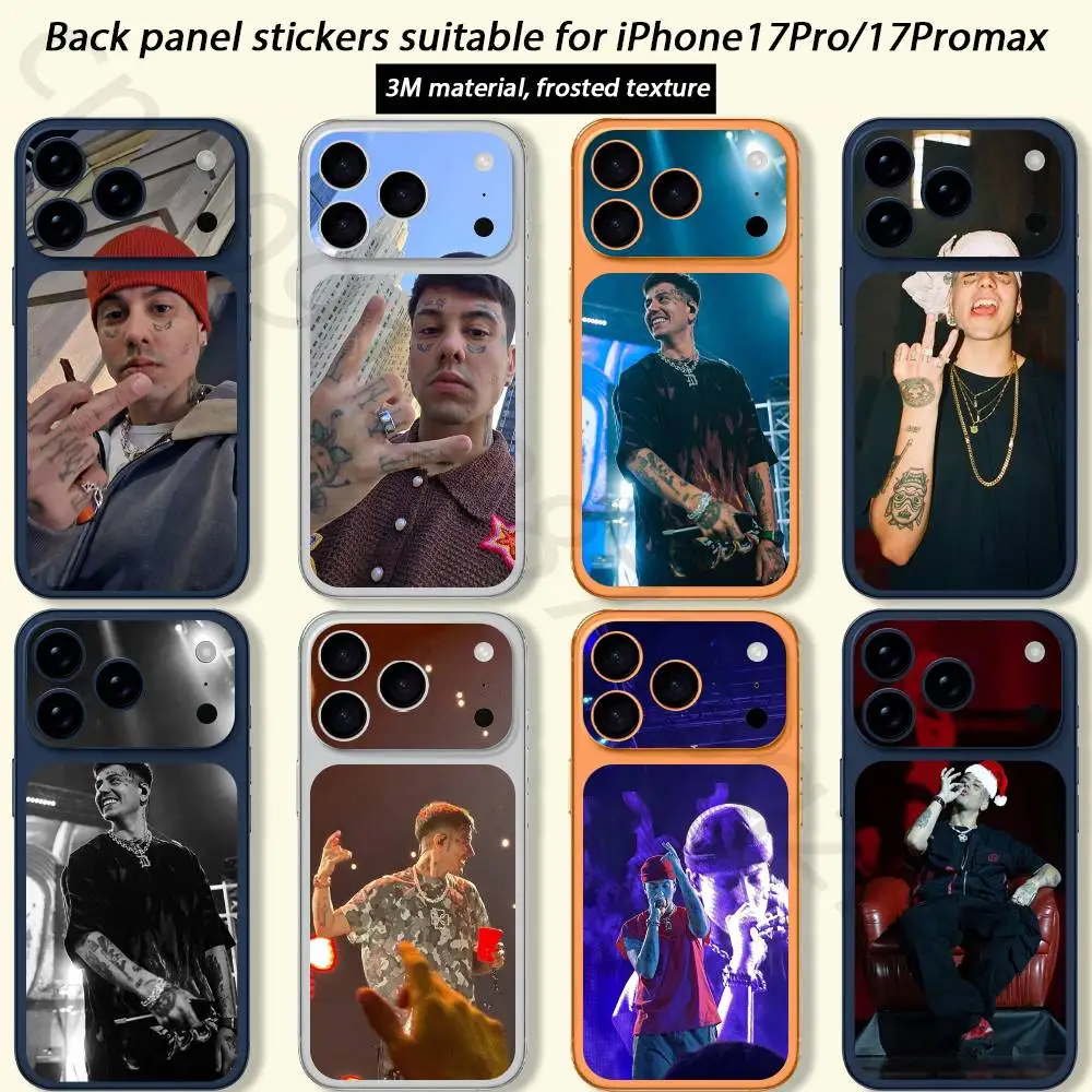 Rapper D-DUKI For iPhone 17 pro Max /17 pro Full Cover Decal Skin Wrap 3D Colorful Rear Protective Sticker Film
Rapper D-DUKI For iPhone 17 pro Max /17 pro Full Cover Decal Skin Wrap 3D Colorful Rear Protective Sticker Film