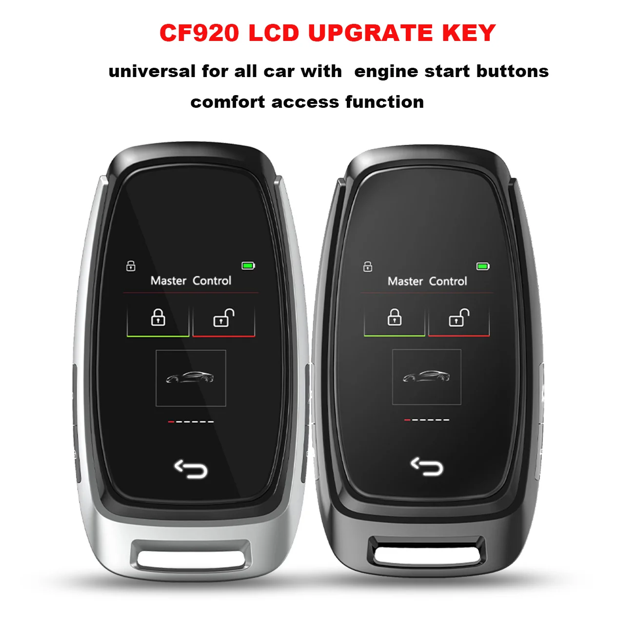Korean/English CF920 Modified Universal Smart LCD Key Comfortable Entry Auto Lock Keyless Go For Audi/Ford/Mazda/Toyota/Porsche
Korean/English CF920 Modified Universal Smart LCD Key Comfortable Entry Auto Lock Keyless Go For Audi/Ford/Mazda/Toyota/Porsche