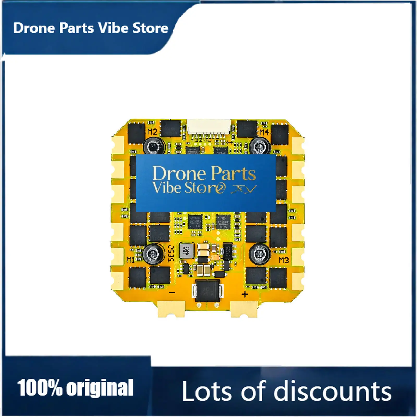 Drone PartsF722 Flight Controller & 4-in-1 ESC Stack STM32F722 ICM42688P 8M Blackbox 3-8S Type-C (80A Or 100A ESC Option)
Drone PartsF722 Flight Controller & 4-in-1 ESC Stack STM32F722 ICM42688P 8M Blackbox 3-8S Type-C (80A Or 100A ESC Option)