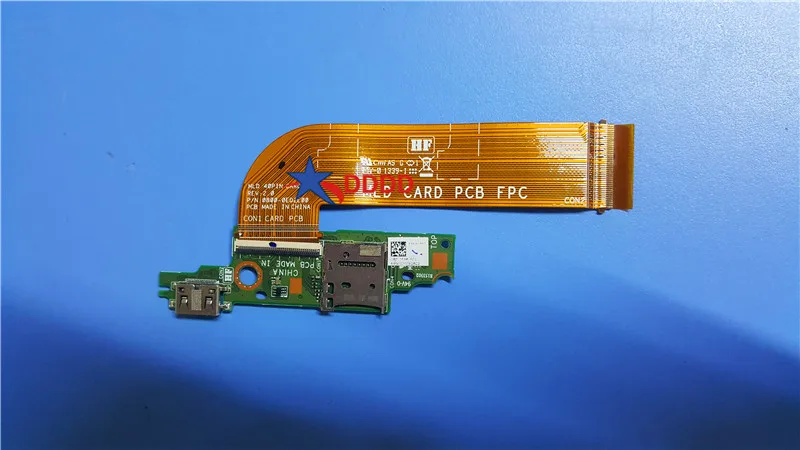 Original FOR Dell Venue 11 Pro 5130 T06G T011G Tablet SD SIM Board MLD-DB-CARD WITH CABLE 0800-0ED2E00
Original FOR Dell Venue 11 Pro 5130 T06G T011G Tablet SD SIM Board MLD-DB-CARD WITH CABLE 0800-0ED2E00