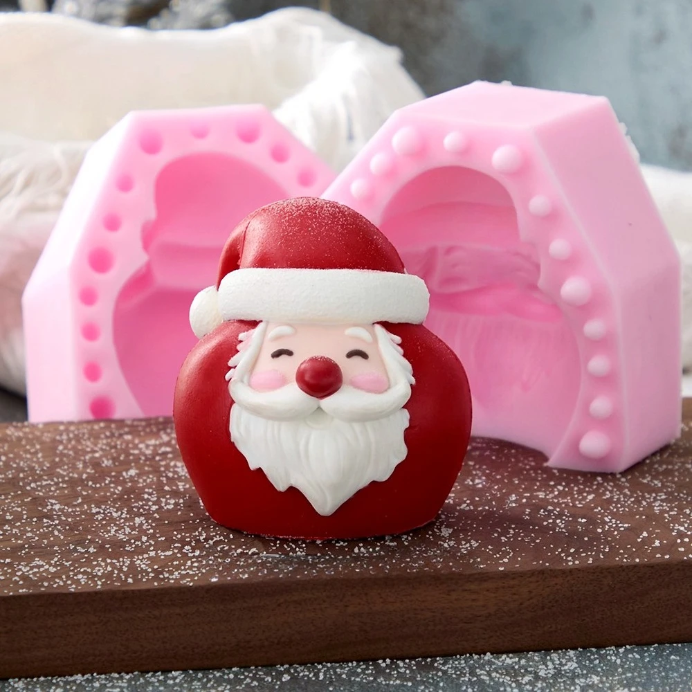 Christmas Cartoon Santa Claus Silicone Molds Snowman Christmas Eve Apple Shape Chocolate Plaster Resin Molds Cake Decoration
Christmas Cartoon Santa Claus Silicone Molds Snowman Christmas Eve Apple Shape Chocolate Plaster Resin Molds Cake Decoration
