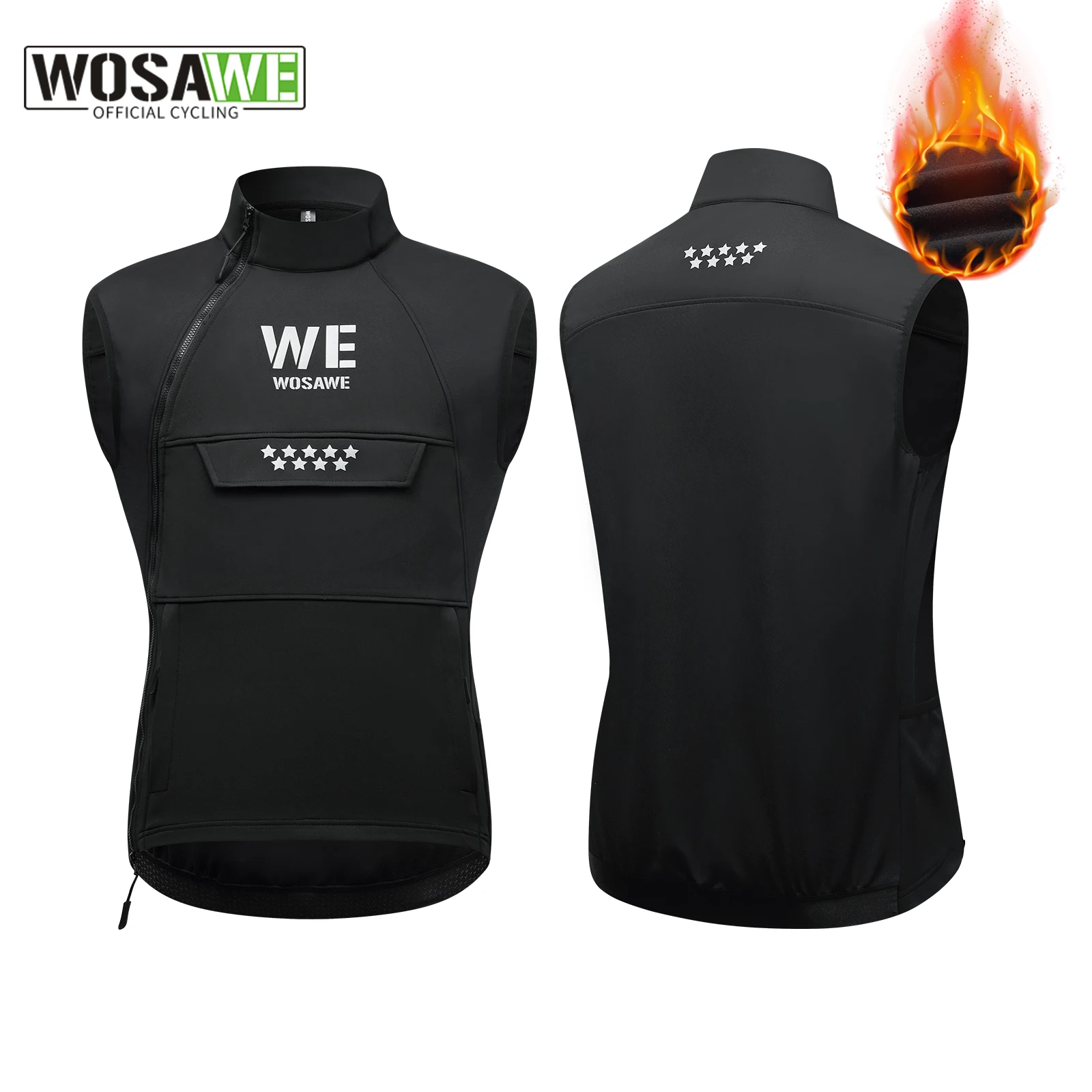 WOSAWE Мужская велосипедная гелевая термофлисовая велосипедная куртка без рукавов, женский жилет для шоссейного велосипеда, ветрозащитный светоотражающий велосипедный лобовое стекло
WOSAWE Мужская велосипедная гелевая термофлисовая велосипедная куртка без рукавов, женский жилет для шоссейного велосипеда, ветрозащитный светоотражающий велосипедный лобовое стекло