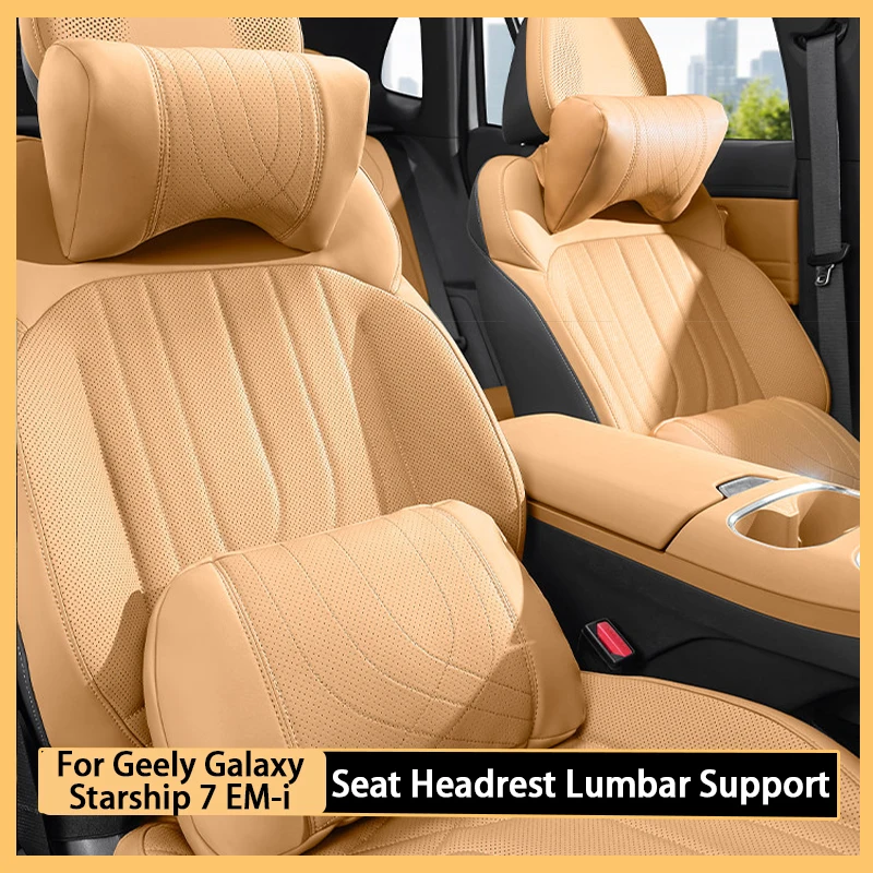 For Geely Galaxy Starship 7 EM-i Car Seat Headrest Lumbar Support Neck Relief Headrest Soft Comfortable Interior Seat Accessorie
For Geely Galaxy Starship 7 EM-i Car Seat Headrest Lumbar Support Neck Relief Headrest Soft Comfortable Interior Seat Accessorie
