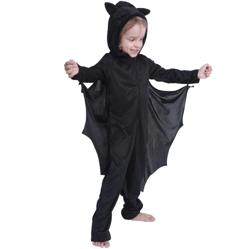 Halloween children's costumes, bat hats, party costumes, one-piece suits, cosplay children's stage performance costumes
Halloween children's costumes, bat hats, party costumes, one-piece suits, cosplay children's stage performance costumes