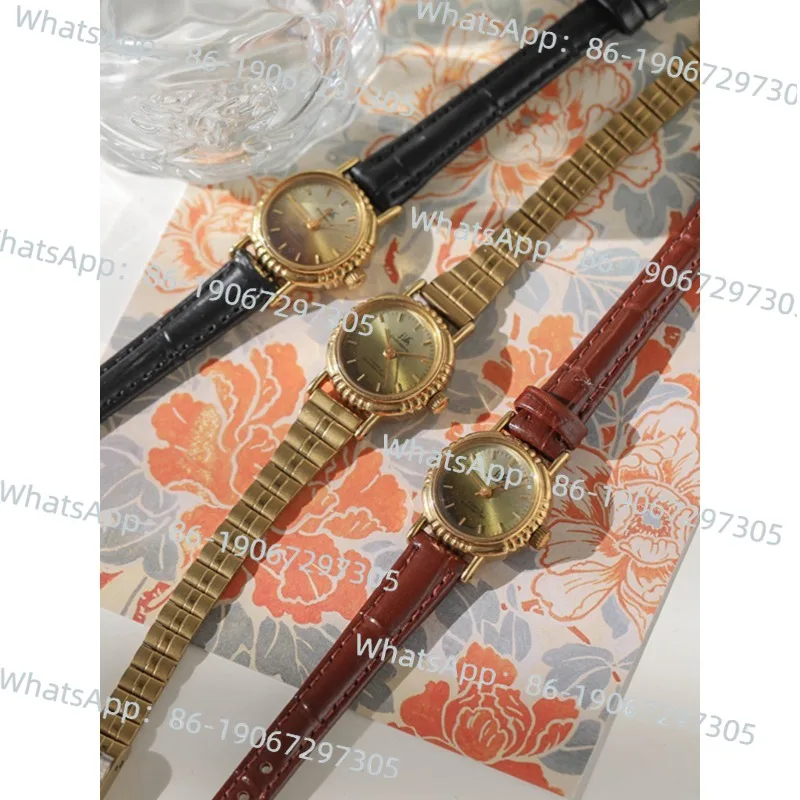1990s Stock Bronze Casual Neutral Shanghai Women's Manual Mechanical Watch
1990s Stock Bronze Casual Neutral Shanghai Women's Manual Mechanical Watch