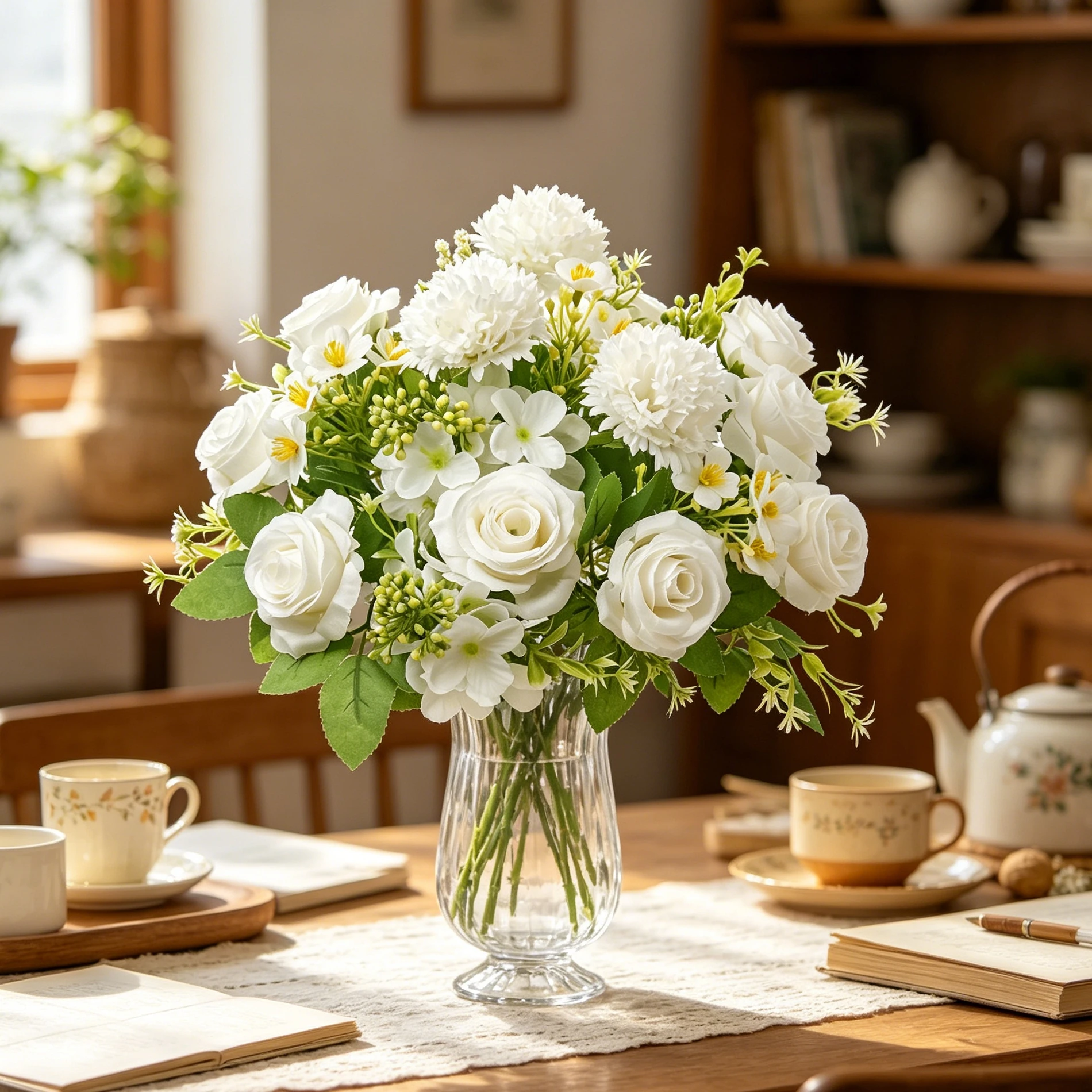Artificial Flower Silk Hydrangea Rose Home Room Table Vase Decora Garland Wedding Bridal Bouquet Mother's Day Gifts High Quality
Artificial Flower Silk Hydrangea Rose Home Room Table Vase Decora Garland Wedding Bridal Bouquet Mother's Day Gifts High Quality