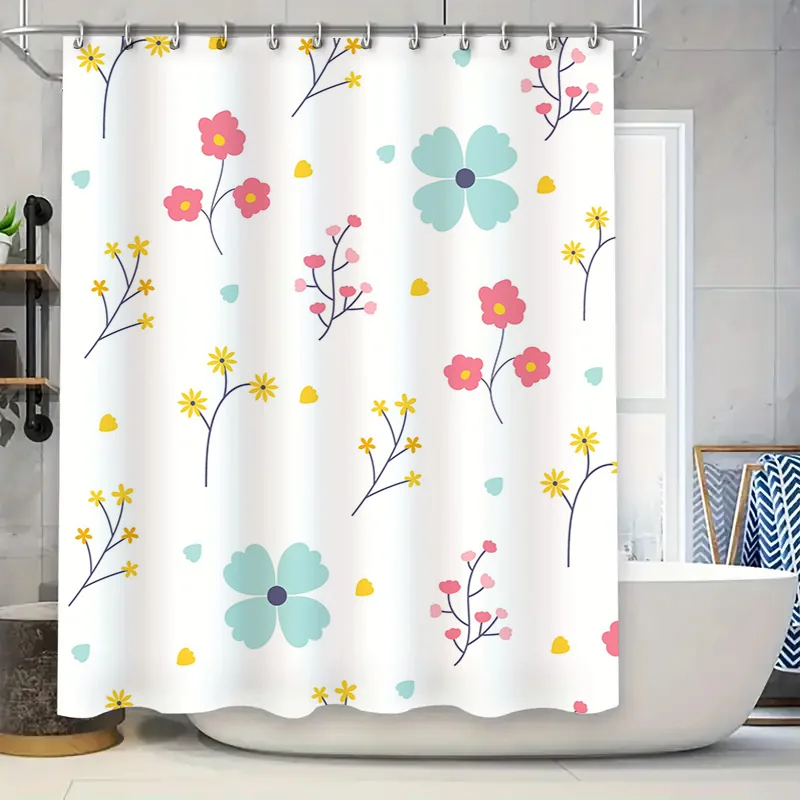 Multicolored flower shower curtain waterproof bathroom decor printed polyester fabric home accessories modern design kitchen win
Multicolored flower shower curtain waterproof bathroom decor printed polyester fabric home accessories modern design kitchen win