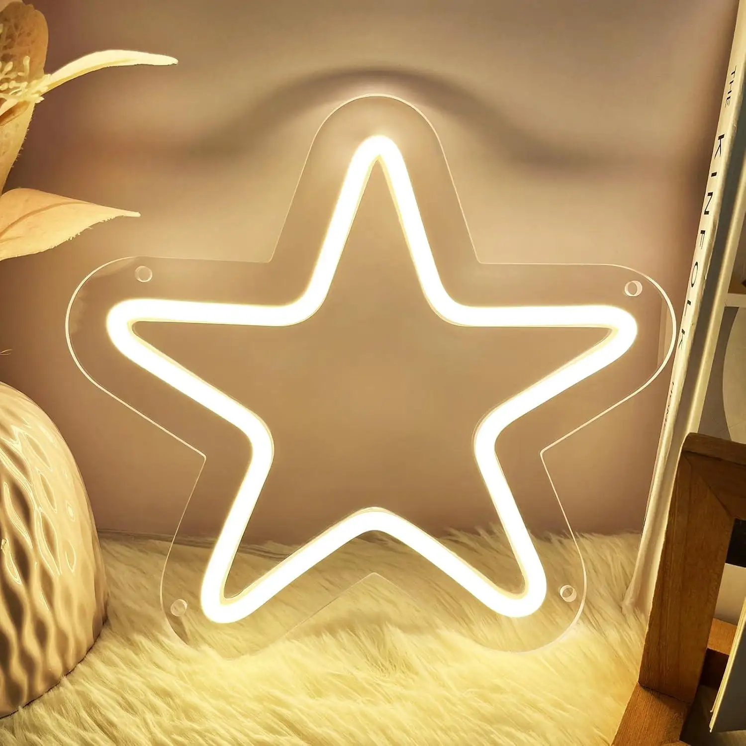 Неоновая вывеска-звезда с USB-подсветкой, диммируемые светодиодные лампы для спальни, дня рождения, вечеринки, бара, тики-паба, магазина, игровой комнаты, декора, подарков для детей, настенного декора
Неоновая вывеска-звезда с USB-подсветкой, диммируемые светодиодные лампы для спальни, дня рождения, вечеринки, бара, тики-паба, магазина, игровой комнаты, декора, подарков для детей, настенного декора