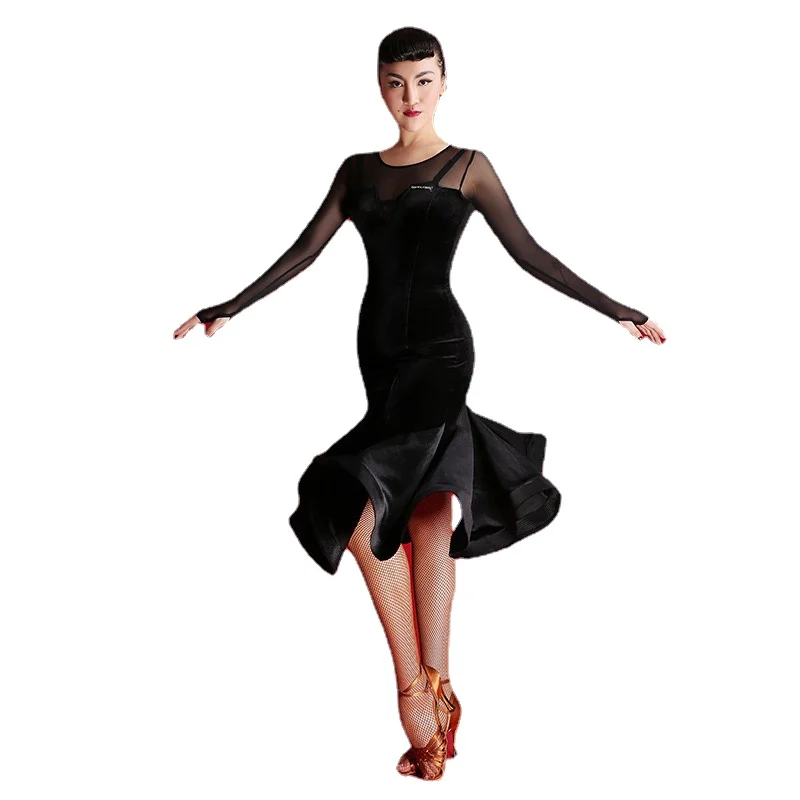 See Through Stitching Vlevet Women Latin Dance Dress Tango Dance Costumes Salsa Dress Dance Wear
See Through Stitching Vlevet Women Latin Dance Dress Tango Dance Costumes Salsa Dress Dance Wear