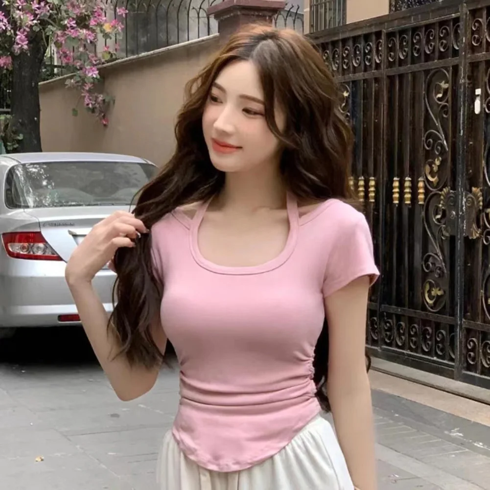 Casual Top Halter Tops Daily Use Club Event Moderate Elasticity Polyester Fabric Regular Length For Daily Wear
Casual Top Halter Tops Daily Use Club Event Moderate Elasticity Polyester Fabric Regular Length For Daily Wear