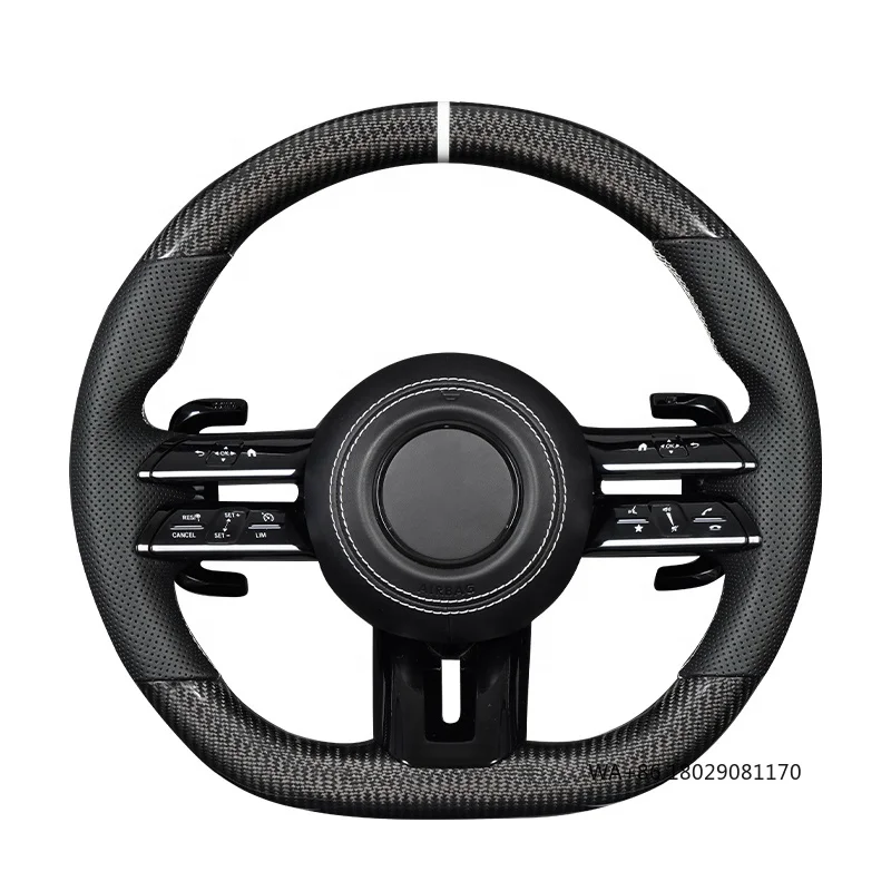 C217 W211 W212 W221 W222 S63 C63 GLA45 C43 SLC for - W204 W205 CLA GLA 45 Class Carbon Fiber Steering Wheel
C217 W211 W212 W221 W222 S63 C63 GLA45 C43 SLC for - W204 W205 CLA GLA 45 Class Carbon Fiber Steering Wheel