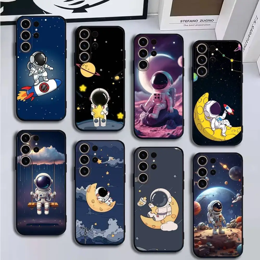 Space Astronaut Cartoon Phone Case For SamsungS25,24,21,22,23,30,Ultra,20,Plus,Fe,Lite,Note,10,9,Soft Black Cover
Space Astronaut Cartoon Phone Case For SamsungS25,24,21,22,23,30,Ultra,20,Plus,Fe,Lite,Note,10,9,Soft Black Cover