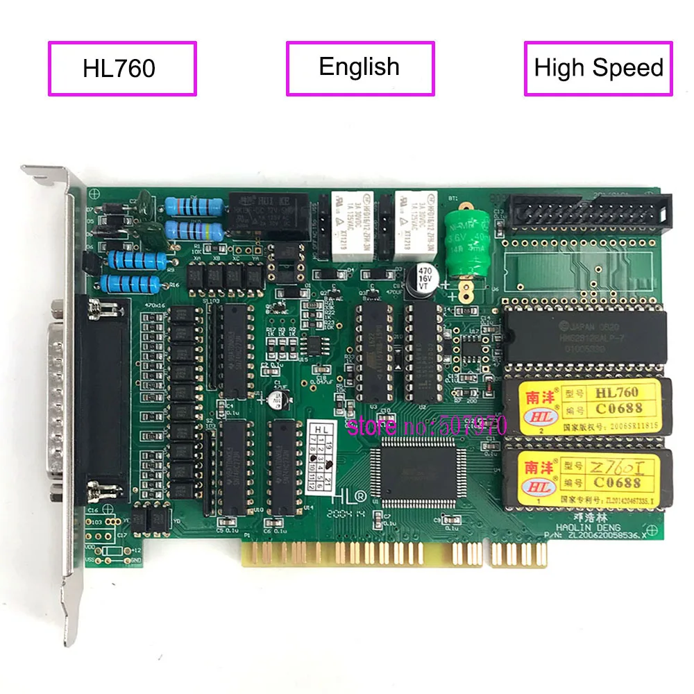 Orignal Wire Cut HL Card Computer Control System Board 760 Version for Wire Cutting High Speed Machine
Orignal Wire Cut HL Card Computer Control System Board 760 Version for Wire Cutting High Speed Machine