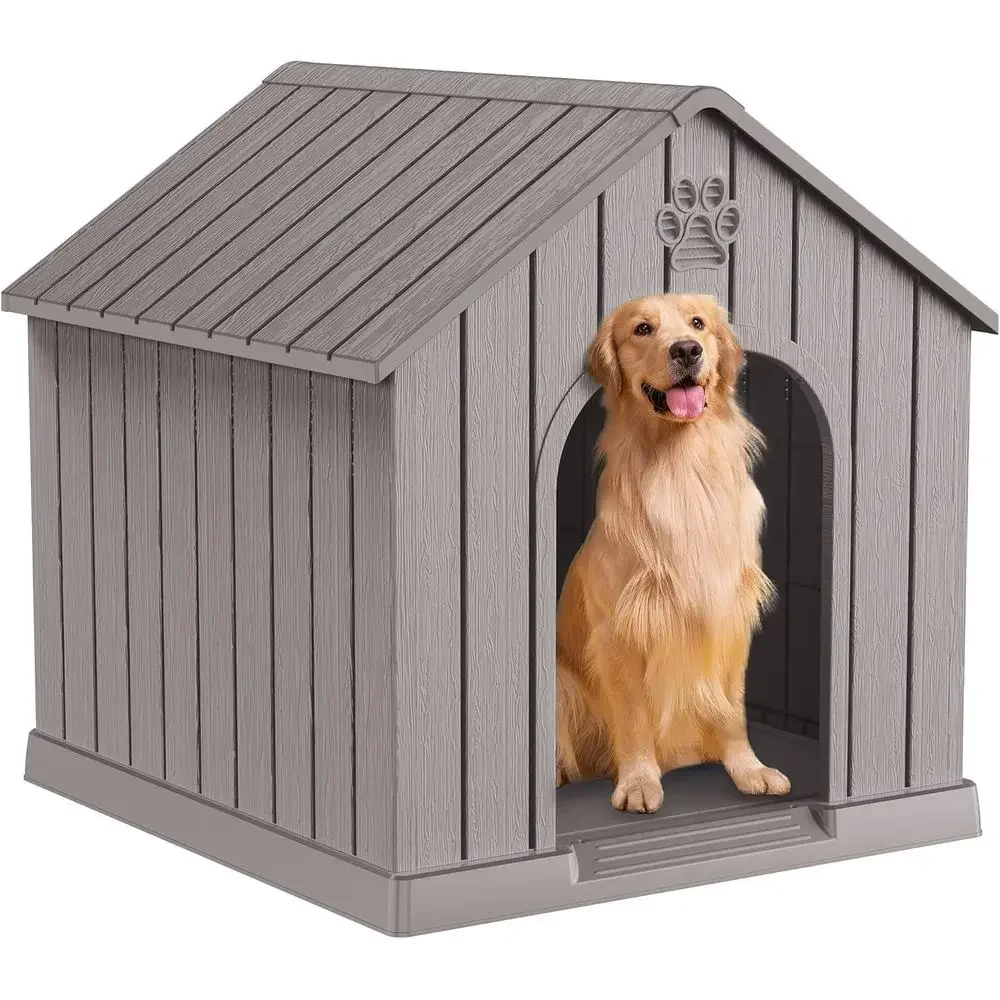 Durable Waterproof Dog House with Air Vents and Elevated Floor for Small to Large Dogs, Easy Assembly (38.62x36.26x38.07 inches,
Durable Waterproof Dog House with Air Vents and Elevated Floor for Small to Large Dogs, Easy Assembly (38.62x36.26x38.07 inches,