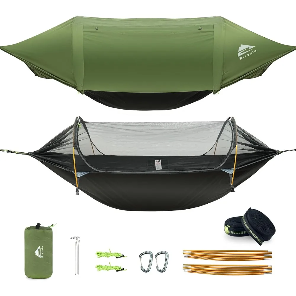 3 in 1 Waterproof Lightweight Portable Sleeping Hammock Bug, Travel Outdoor Gear with Tree Strap Swing, Hammocks
3 in 1 Waterproof Lightweight Portable Sleeping Hammock Bug, Travel Outdoor Gear with Tree Strap Swing, Hammocks