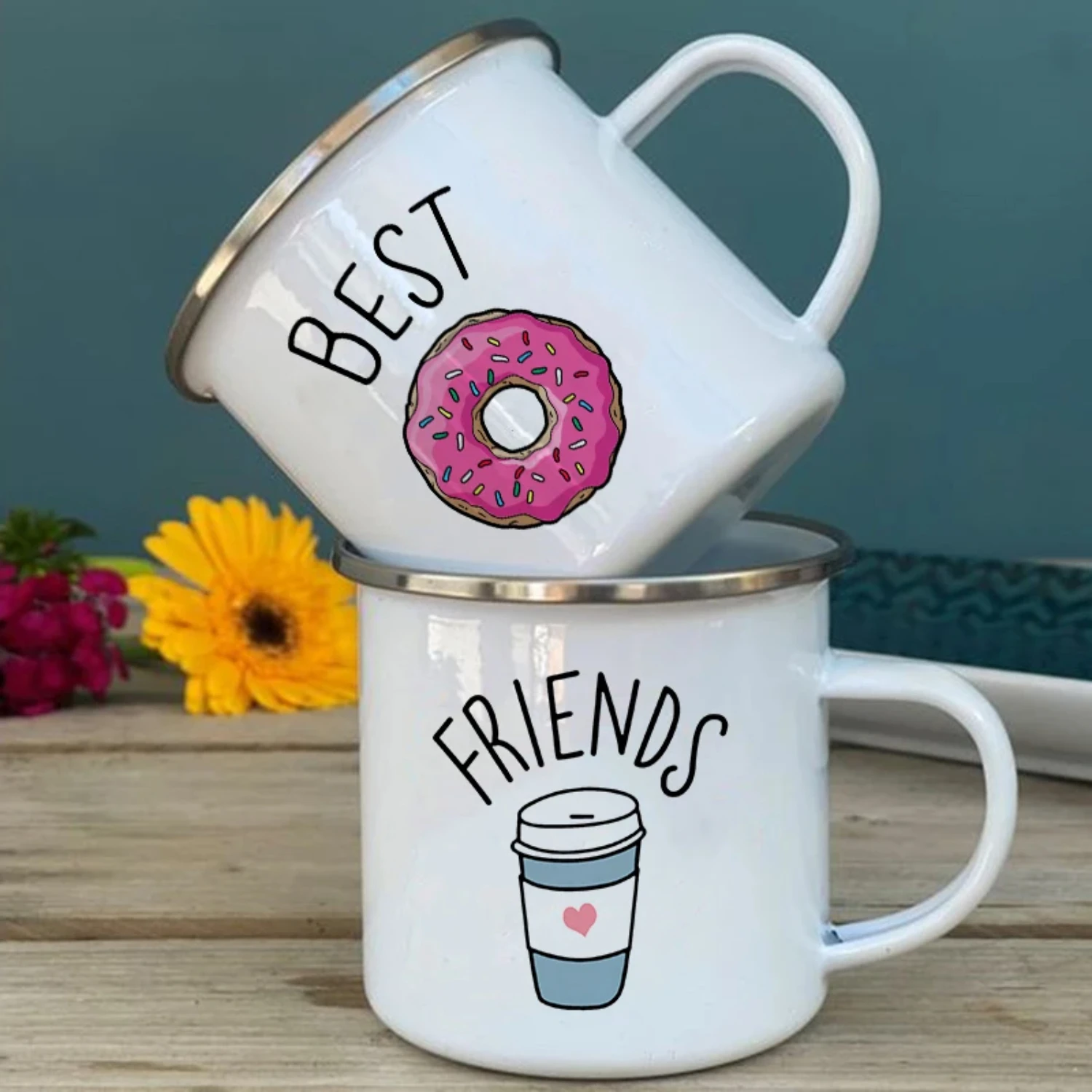 Creative Best Friend Print Glass Coffee Tea Wine Beer Mug with Handle - Perfect for Drinks, Desserts, Milk - Enamel Drinkware Cu
Creative Best Friend Print Glass Coffee Tea Wine Beer Mug with Handle - Perfect for Drinks, Desserts, Milk - Enamel Drinkware Cu