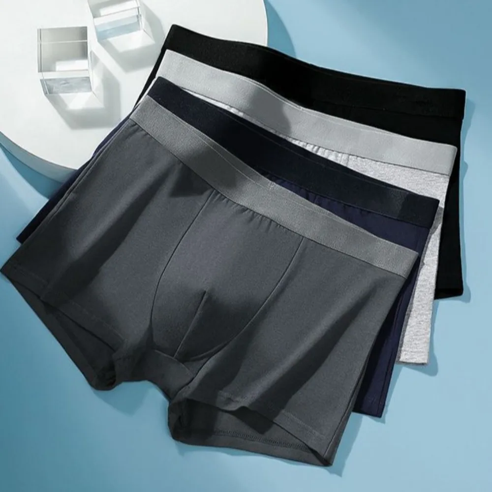 4Pcs Breathable Solid Color Men's Boxer Briefs XL-4XL Seamless Men Panties Mid Waist Cotton Crotch Shorts Underpants Gifts
4Pcs Breathable Solid Color Men's Boxer Briefs XL-4XL Seamless Men Panties Mid Waist Cotton Crotch Shorts Underpants Gifts