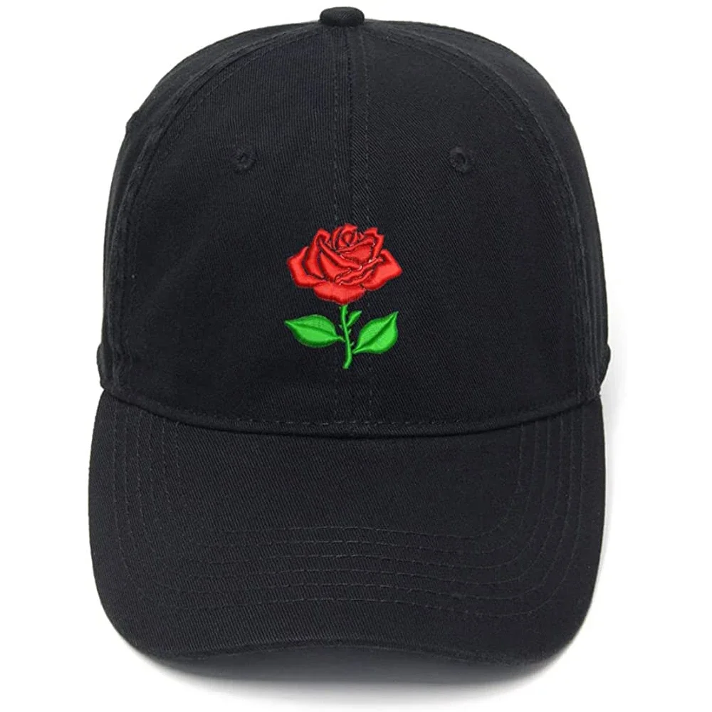Lyprerazy Men's Baseball Cap Rose Embroidery Hat Cotton Embroidered Casual Baseball Caps
Lyprerazy Men's Baseball Cap Rose Embroidery Hat Cotton Embroidered Casual Baseball Caps