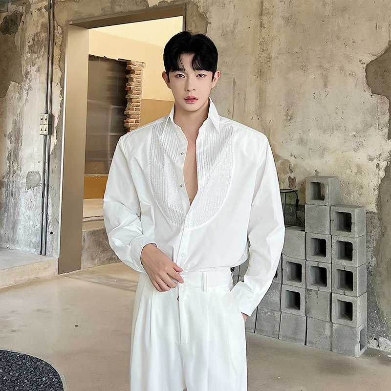 Spring Autumn ular Men's Long Sve Diamond irt Par Casual Haome Design Trendy Youth Faion Loose Fit irt
Spring Autumn ular Men's Long Sve Diamond irt Par Casual Haome Design Trendy Youth Faion Loose Fit irt